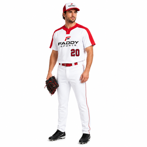Ensemble d'uniformes de baseball personnalisés par sublimation, séchage rapide, maillot et pantalon de baseball pour équipe, vêtements de sport pour jeunes et adultes, entraînement - Product Image 3