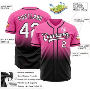 Maillots de baseball personnalisés pour hommes, femmes et jeunes, chemises délavées personnalisées, nom, numéro, logo imprimé, uniforme de sport, respirant - Product Image 1