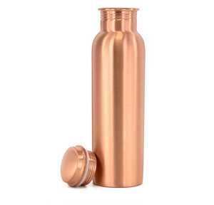 <b>Copper</b> Water Storage Bottle with Airtight Lid - Product Image 1