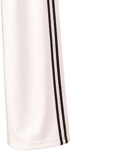 Pantalones Deportivos Anchos Blancos Personalizados de Fabricante con Rayas Laterales Negras para Mujer, Pantalones Casuales de Corte Holgado con Cintura Elástica, Estilo Urbano - Product Image 4