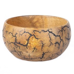 Epoxy wood resin bowl handmade decorative fruit bowl modern kitchen home decor table centerpiece - Product Image 4