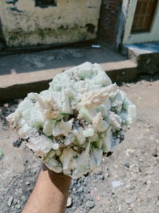 High Quality Green Apophyllite with Scolecite <b>Crystal</b> <b>Cluster</b> Natural Stone for Collection and Decoration - Product Image 4