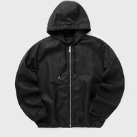 Nouvelles vestes coupe-vent imperméables tendance pour hommes, vestes coupe-vent à capuche résistantes à l'eau avec fermeture éclair pour hommes