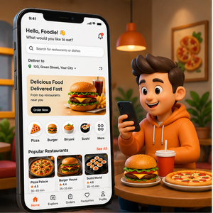Plataforma Moderna para Entrega de Comida a Domicilio, Gestión de Menús, Coordinación de Pedidos, Experiencia del Cliente, Android, iOS, Nube - Product Image 1