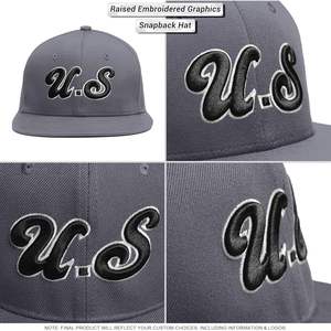 Casquette de baseball brodée personnalisée 2025 Hommes Femmes Réglable en coton Snapback avec logo/texte personnalisé sur le devant et le dos - Product Image 2