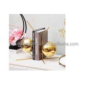 การตกแต่งที่คั่นหนังสือลูกบอลสีทองช่วยเพิ่มความมีสไตล์และความหรูหราให้กับการตกแต่งบ้านหรือสำนักงานเนื่องจากพื้นผิวเป็นโลหะ - Product Image 5