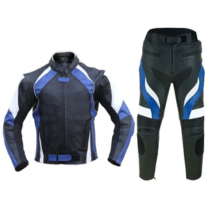 Combinaison de moto en cuir unisexe à manches longues, taille plus, colorée, respirante, imperméable, pour toutes les saisons, kit d'équipement moto - Product Image 3