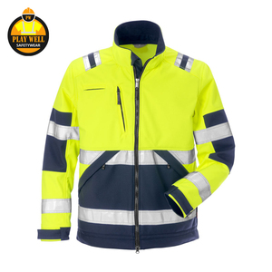 Hi Vis Reflective <b>Jacket</b> Men Safety Hi Visibility Winter Construction <b>Worker</b> <b>Jacket</b> - Product Image 4