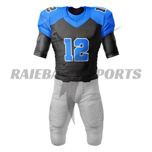 Tenues de football américain personnalisées pour équipes – Maillots de football américain sur mesure avec numéros de joueur imprimés par sublimation, respirants, pour les matchs - Product Image 4