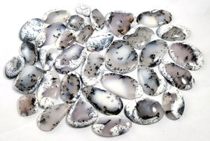 Venta al por mayor de ópalos dendriticos naturales, piedras preciosas sueltas, cabujones facetados, piedras naturales curativas para joyería femenina. - Product Image 4