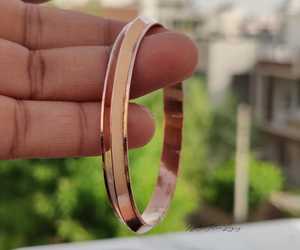 Indian Style Handmade Copper Bangle <b>Bracelet</b> Ethnic Jewelry Wholesale - Product Image 1