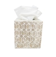 Boîte à mouchoirs artisanale haut de gamme en nacre, avec incrustation décorative en coquillage, couvercle rectangulaire pour salon, chambre et hôtel