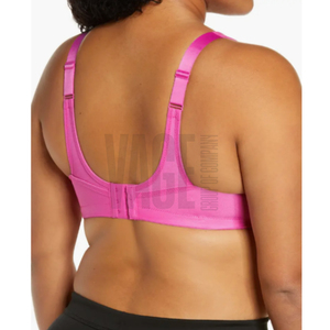 Women's Compression Sports <b>Bra</b> Front Closure <b>Wide</b> <b>Strap</b> Fitness Training <b>Bra</b> Private Label Manufacturer - Product Image 4