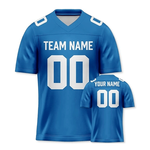 Maillot de football imprimé pour homme, 100% polyester, sublimé, avec nom de l'équipe, nom et numéro du joueur, maillots d'entraînement de football unisexes - Product Image 5