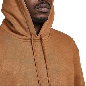 Sweat-shirt à capuche pour homme, couleur unie, coton, molleton français, décontracté, vêtements d'automne, coupe classique, pull à capuche, streetwear - Product Image 6