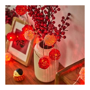 Boule en rotin du Vietnam, sphère en osier naturel faite à la main, ornement suspendu pour sapin de Noël, pour les détaillants, les importateurs, en gros - Product Image 3