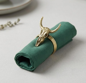 Modern Metal Flatware Napkin <b>Ring</b> Stainless Steel Miniature Cutlery Design Napkin Holder For Wedding Banquet Hotel Restaurant - Product Image 3