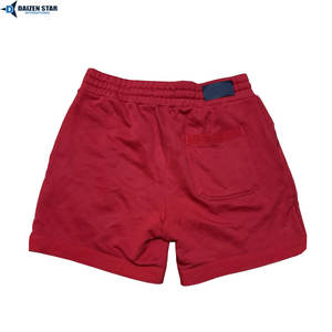 Cotton Fleece Men's Mid Shorts 240g Solid Front-Quick Dry Breathable Eco-Friendly Drawstring Embroidery Casual Private Label - Product Image 2