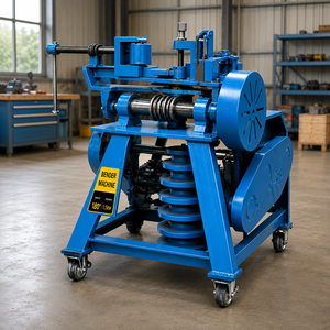 <b>Pipe</b> Bender <b>Machine</b> 1.5kW 180 Degree Carbon Steel Manual Bending Equipment High Accuracy Industrial Use - Product Image 1
