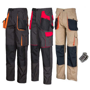 Pantalons de travail robustes pour hommes, pantalons cargo à genoux renforcés, uniformes de chantier, OEM ODM - Product Image 2