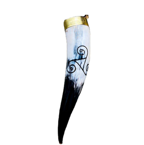 Corne à boire viking artisanale de haute qualité 100% naturelle, offre exclusive sur la corne à bière haut de gamme - Product Image 1