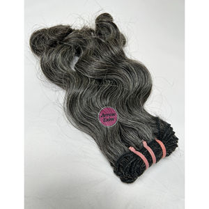 เครื่องมัดผมมนุษย์ทอคู่100กรัมเครื่องดึงสองชั้นสารสกัดจากอินเดีย - Product Image 5