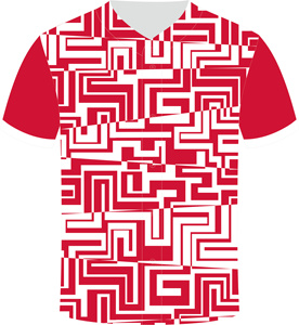 Camiseta de Béisbol KXK para Hombre, Talla Grande, Casual, con Botones, Manga Corta, Malla de 220g, 100% Poliéster, Uniforme Deportivo Activo, Secado Rápido - Product Image 2