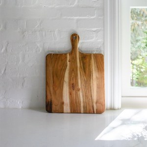 Planche à découper carrée double face en bois d'acacia personnalisée avec aiguiseur pour viande, fruits, légumes, planches à découper en bois pour la cuisine - Product Image 6