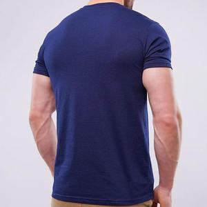Camisetas de Verano para Hombre, Color Azul Marino, Moda Casual, Manga Corta, Cuello Redondo, Camisetas de Alta Calidad para Hombre - Product Image 3