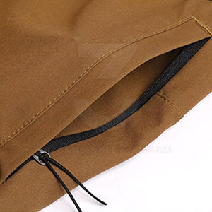 Adult Size Pakistan Manufacture Men Solid Casual Mid Gym Shorts Elastic Waist Drawstring Sportswear Comfortable Summer - Product Image 4