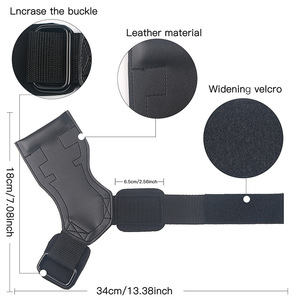 Poignées de gymnastique en néoprène PU, protections pour les paumes, pour la musculation et l'entraînement - Product Image 6