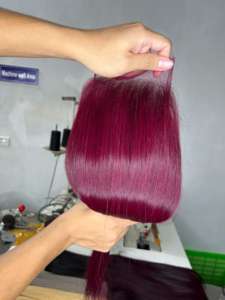 Vente en gros pas cher fermeture en dentelle plus petits noeuds HD Swiss dentelle os droite paquets complets de cheveux humains - Product Image 3