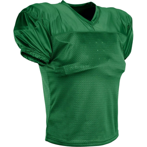 Maillot de football américain pour homme, col en V, manches courtes, maille polyester respirante, coupe classique, vêtements de sport pour adulte - Product Image 6
