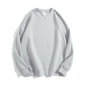 Sudadera Oversize de Algodón Grueso con Cuello Redondo para Mujer, Estilo Urbano - Product Image 1