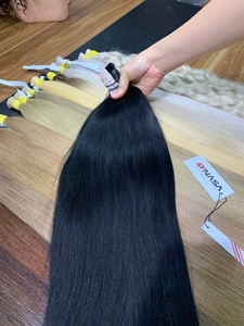 Extensions de cheveux humains vietnamiens NASA, lisses, Remy, en vrac, 1 kg, trame unique, pointes pleines, vierges, non traités, prêts pour la permanente - Product Image 6