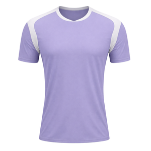 Camiseta de Fútbol Viva Morada y Blanca, Ligera, Transpirable, que Absorbe la Humedad, para Entrenamiento Deportivo, Uniforme de Equipo para Hombre y Mujer - Product Image 2