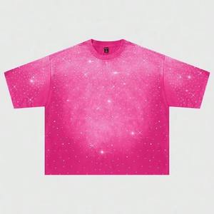 Camiseta de manga larga con cuello redondo y gráfico de San Benito, estilo vintage desgastado, con pedrería, para hombre - Product Image 6