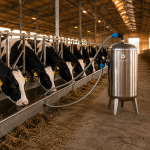 Sistema de Optimización de Agua para Ganado AquaHex, Dispositivo Físico de Acondicionamiento de Agua para Granjas de Ganado Vacuno, Lechero y Porcino - Product Image 1