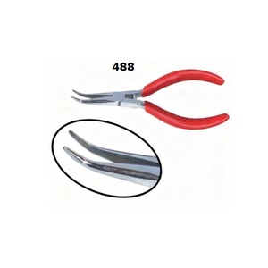 High Quality Plier 5.1/4" bent chain nose with <b>spring</b> use for jewelry making tool whole <b>sale</b> lowest price best product - Product Image 2