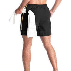 Pantalones Cortos Deportivos Elásticos en Stock, MOQ Bajo, con Tela Flexible, Secado Rápido y Ajuste Cómodo - Product Image 2