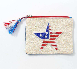Beaded Coin <b>Purse</b> Bohemian Style Handcrafted Cartoon Bag Fruit Pattern Open Closure Polyester Breathable - Product Image 6