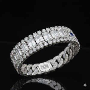 Anillo de Eternidad Minimalista y Elegante para Hombre con Moissanita y Baño de Oro/Plata para Uso Diario y Joyería de Boda - Product Image 3