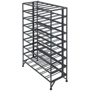 Support à bouteilles décoratif en métal fait main, porte-vin moderne pour comptoir de cuisine, support à bouteilles de vin en métal fait main de luxe - Product Image 5