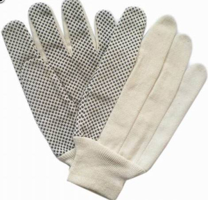 Manufacturer <b>PVC</b> Dotted Gloves Cotton Safety Gloves OEM Private Label Service <b>PVC</b> Dotted Gloves Cotton Protective Work Gloves - Product Image 3