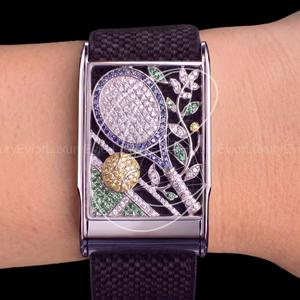 Raquette de tennis EVIOR WB0075 en métal argenté avec pierre scintillante en moissanite, étui de luxe avec housse de protection portable pour unisexe - Product Image 1