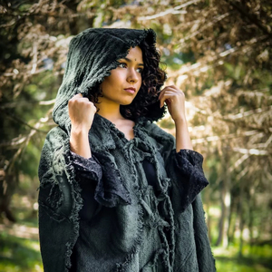 Capa con Capucha de Algodón, Estilo Medieval Élfico, Ropa Renacentista, Disfraz de Cosplay, para Festivales de Fantasía, para Hombres y Mujeres - Product Image 1