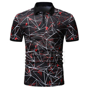 เสื้อโปโลผู้ชายแบบสั่งทำพิเศษสำหรับงานอีเว้นท์  ประสิทธิภาพสูง พร้อมการพิมพ์แบบซับลิเมชั่นเต็มตัว - Product Image 2