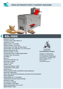 Máquina de Prensa Semiautomática de Alta Calidad RSL 1000 para Chapati y Roti, Ideal para Hoteles y Cafeterías, Disponible para la Venta - Product Image 4