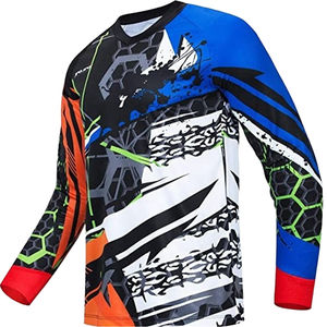 Camisetas de Motocross Cortas Personalizadas, Resistentes al Viento, Tallas Grandes, Nuevas, Sublimadas, para Carreras MX y Ciclismo MTB, con Logotipo Personalizado, MOQ Bajo - Product Image 1