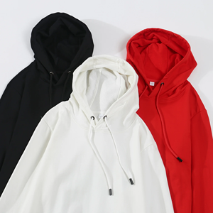 Custom 500 Gsm 100% Cotton Fabric Mens Hoodies Customize Blank Casual Oversized Hoodie Printing Embroidery logo for Unisex - Product Image 2